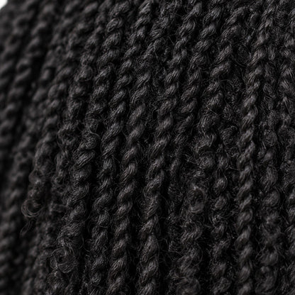 Nelly kinky twist - 14” 5x5 Glueless Closure HD Natural Black