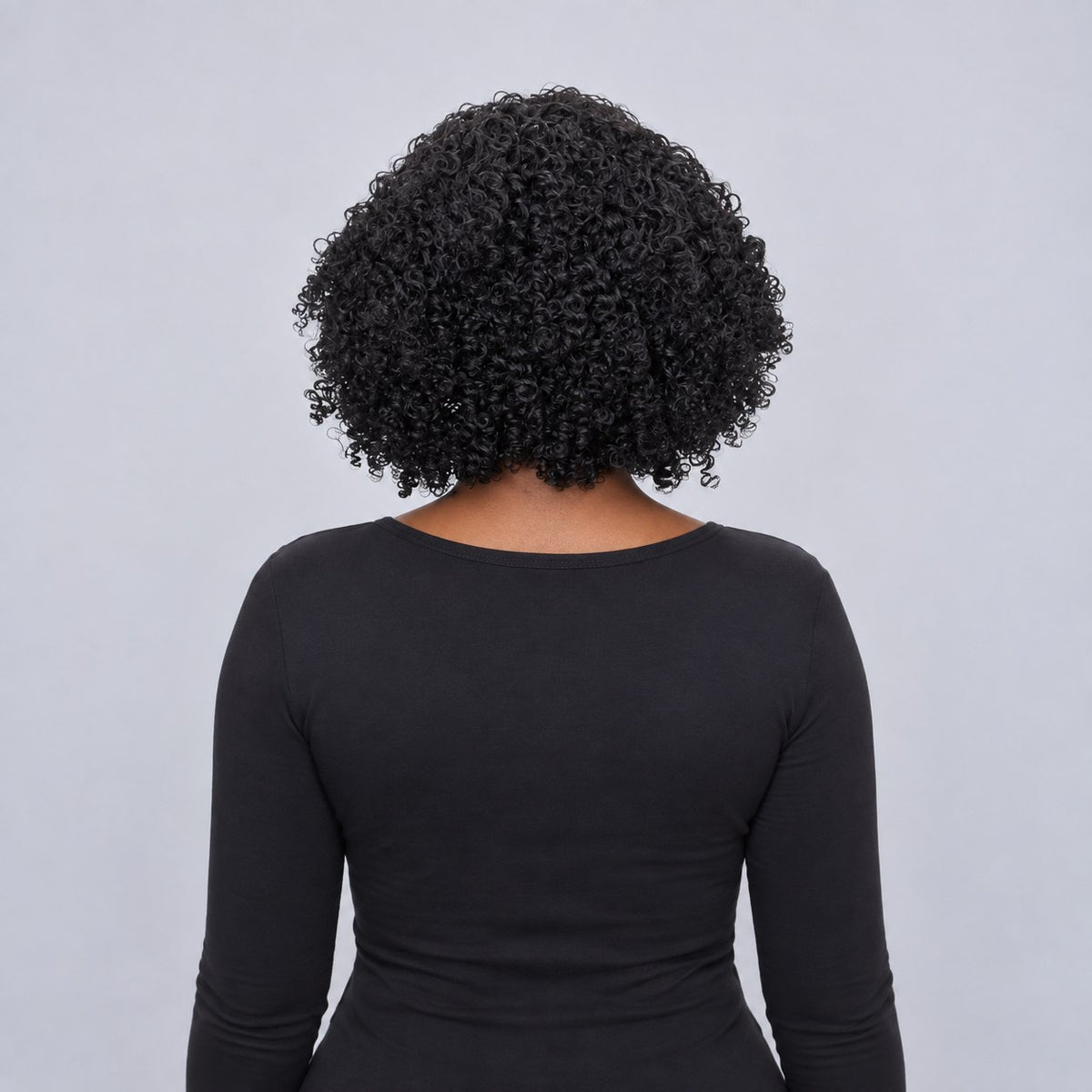 Susy Curly twist - 6” 5x5 Glueless Closure HD Natural Black