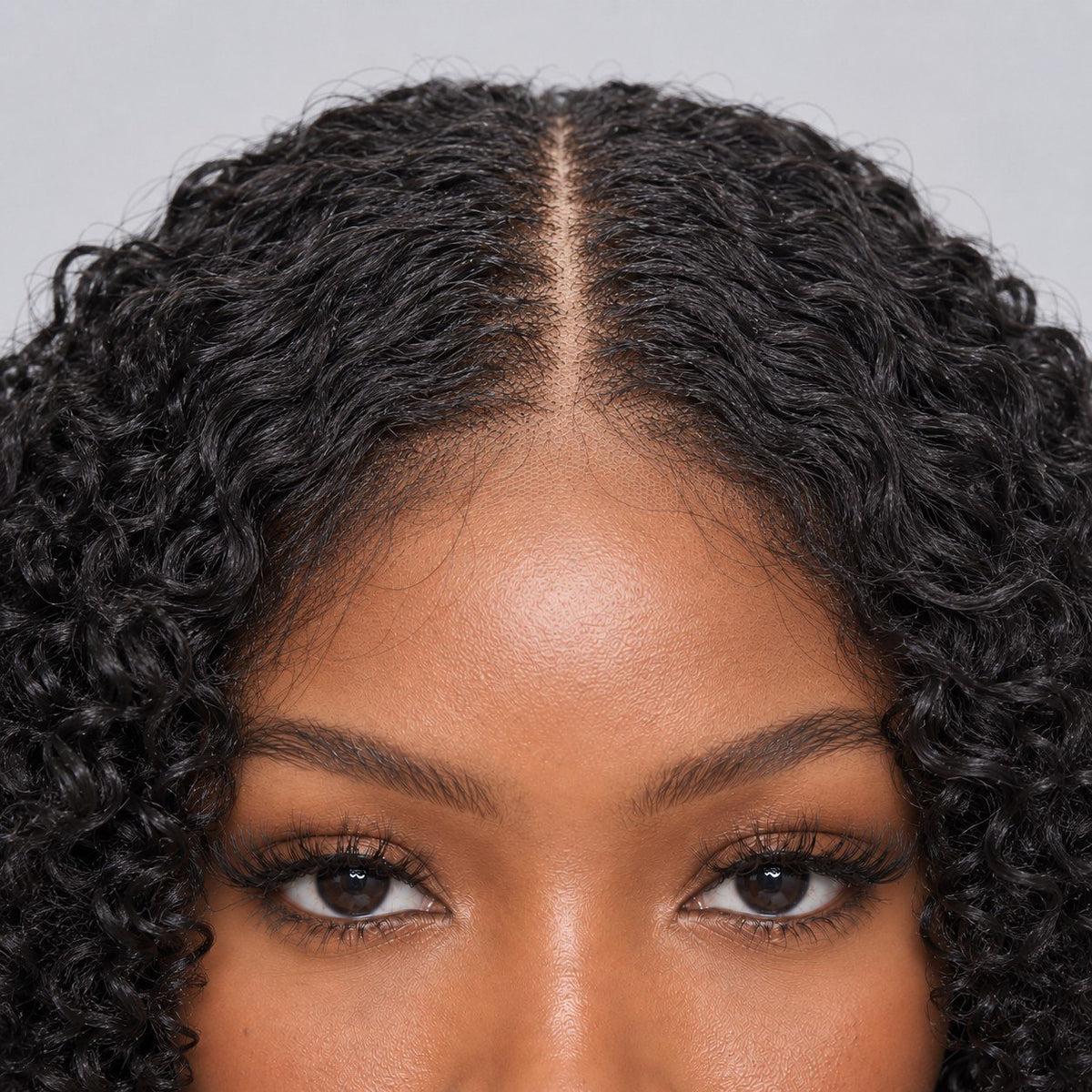 Susy Curly twist - 6” 5x5 Glueless Closure HD Natural Black