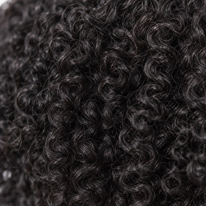 Susy Curly twist - 6” 5x5 Glueless Closure HD Natural Black