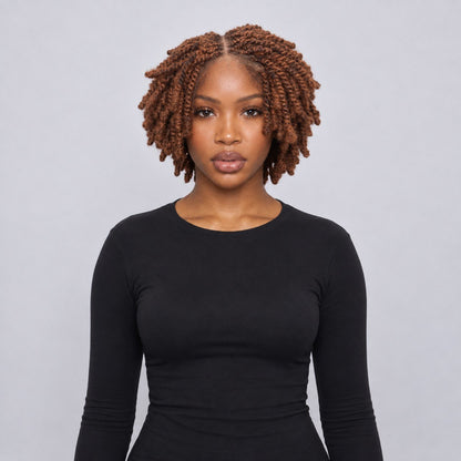 Willow Kinky twist - 6” 5x5 Glueless Closure HD Color 30