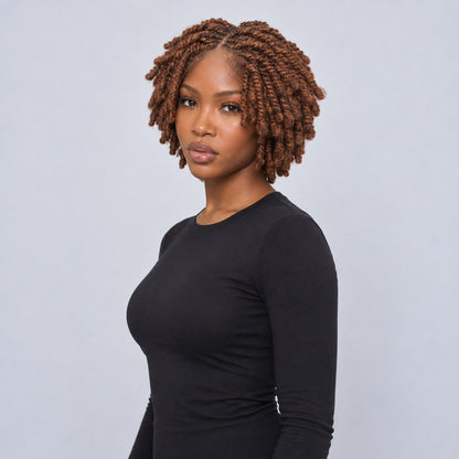 Willow Kinky twist - 6” 5x5 Glueless Closure HD Color 30