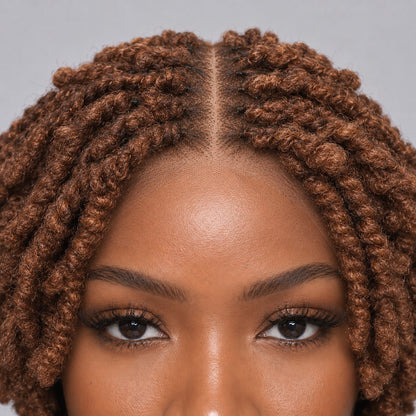 Willow Kinky twist - 6” 5x5 Glueless Closure HD Color 30