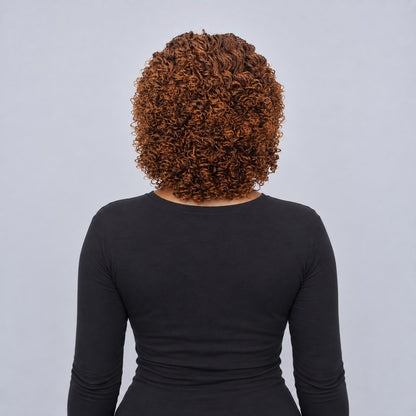 Helen Curly micro twist -8' 5x5 Glueless Closure HD Color 30