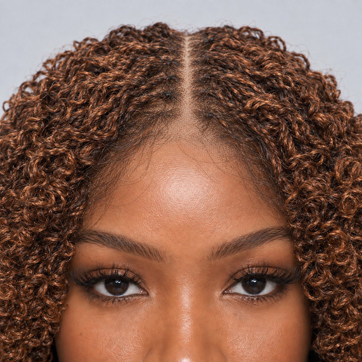 Helen Curly micro twist -8' 5x5 Glueless Closure HD Color 30