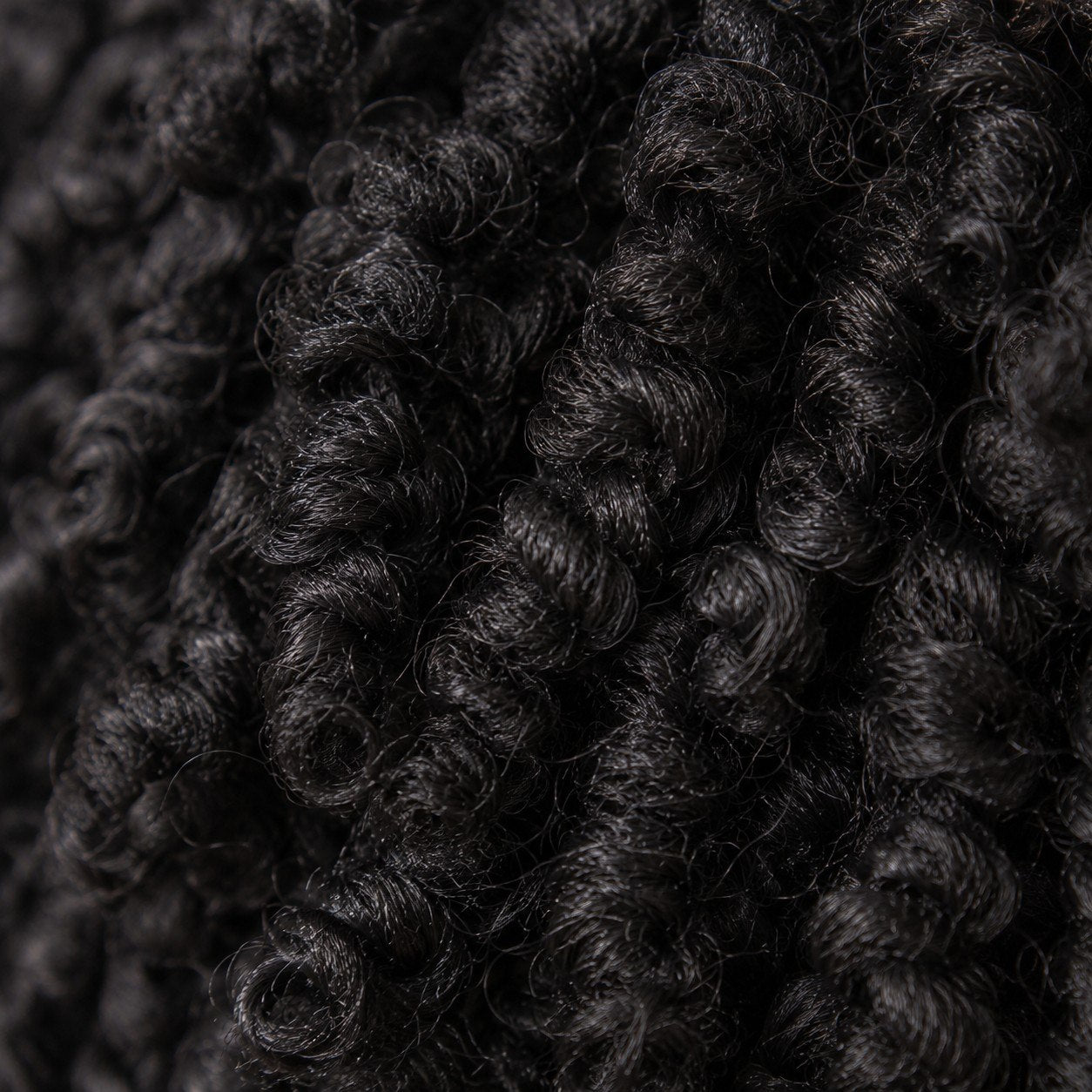 Debby Kinky twist - 8" 5x5 Glueless Closure HD Natural Black