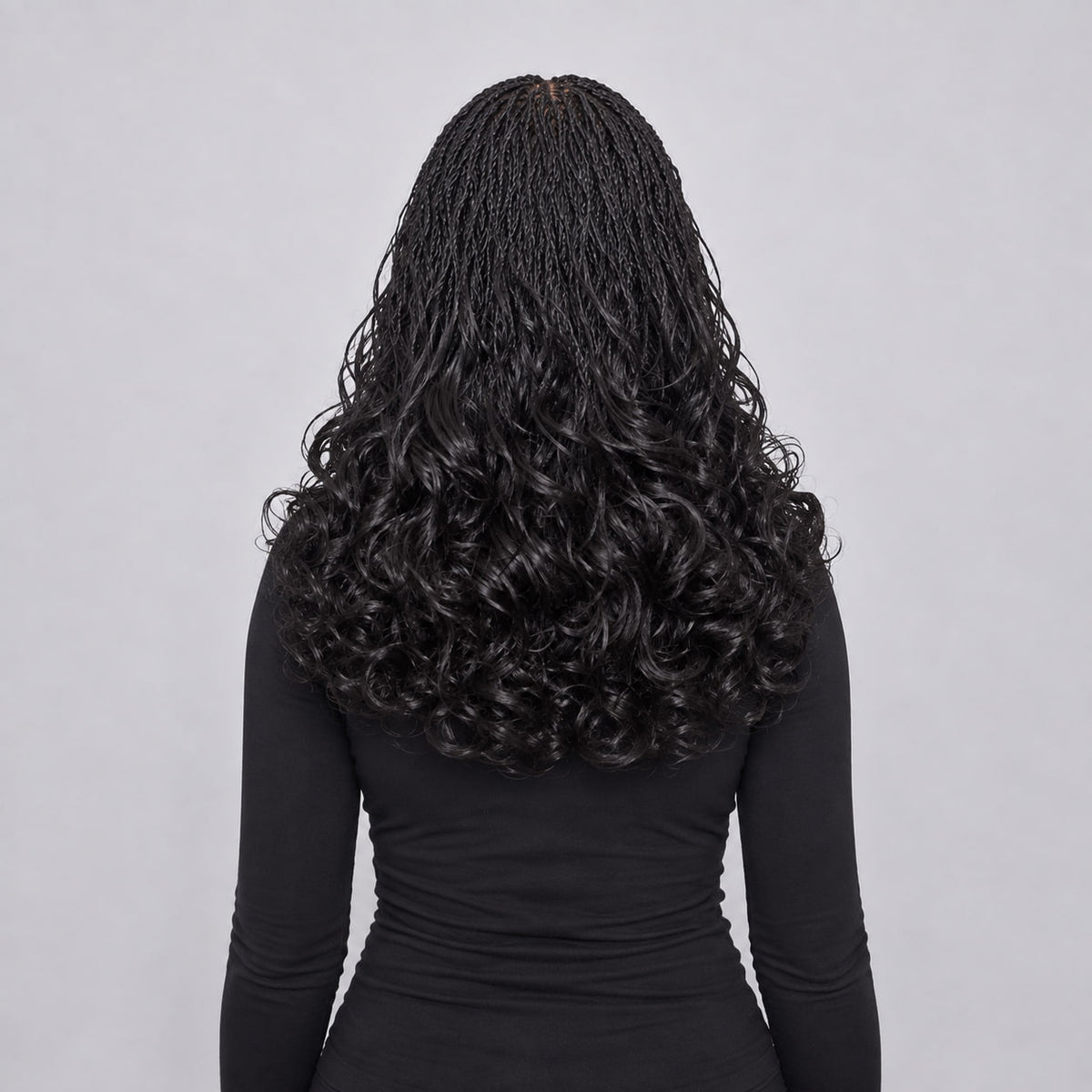 Sierra Mini Twist French Curls - 16" HD 13x4 Lace Frontal Natural Color