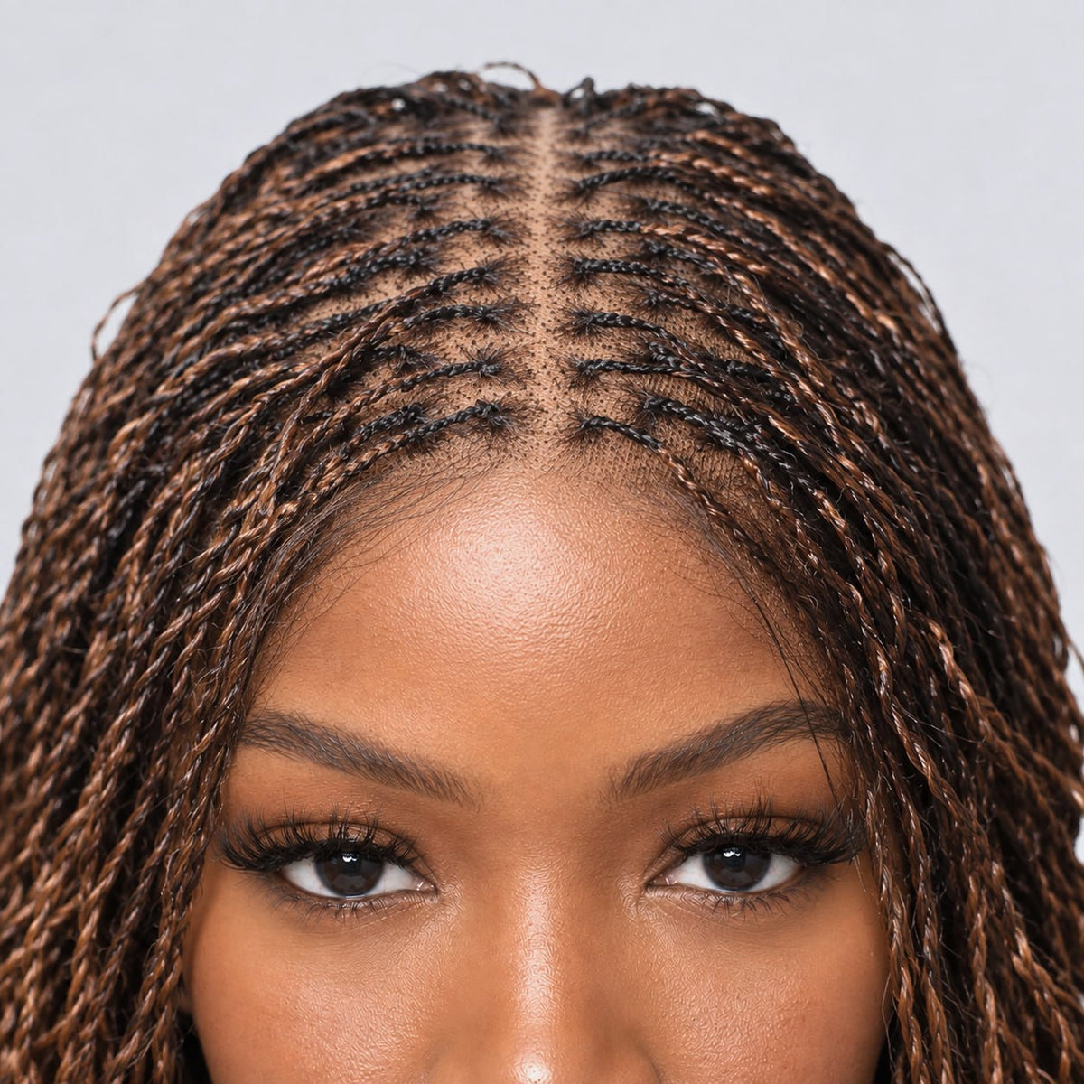 Sierra Mini Twist French Curls - 16" HD 13x4 Lace Frontal Color 30
