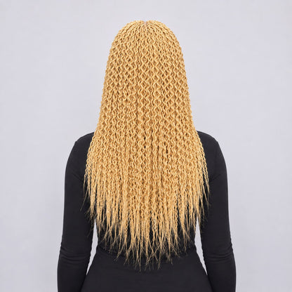 Sydney Spiral Twists - 18" 4x4 Lace Closure Blonde