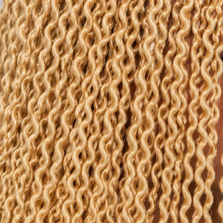 Sydney Spiral Twists - 18" 4x4 Lace Closure Blonde