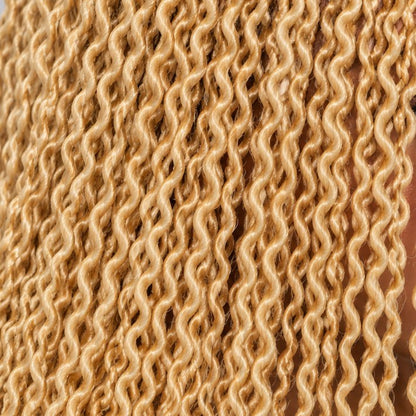 Sydney Spiral Twists - 18" 4x4 Lace Closure Blonde