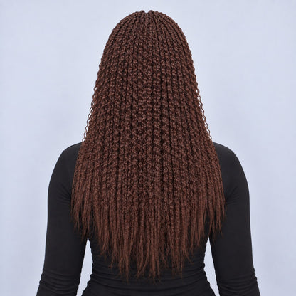 Sydney Spiral Twists - 20" 13x4 Lace Frontal Color 33 Brown