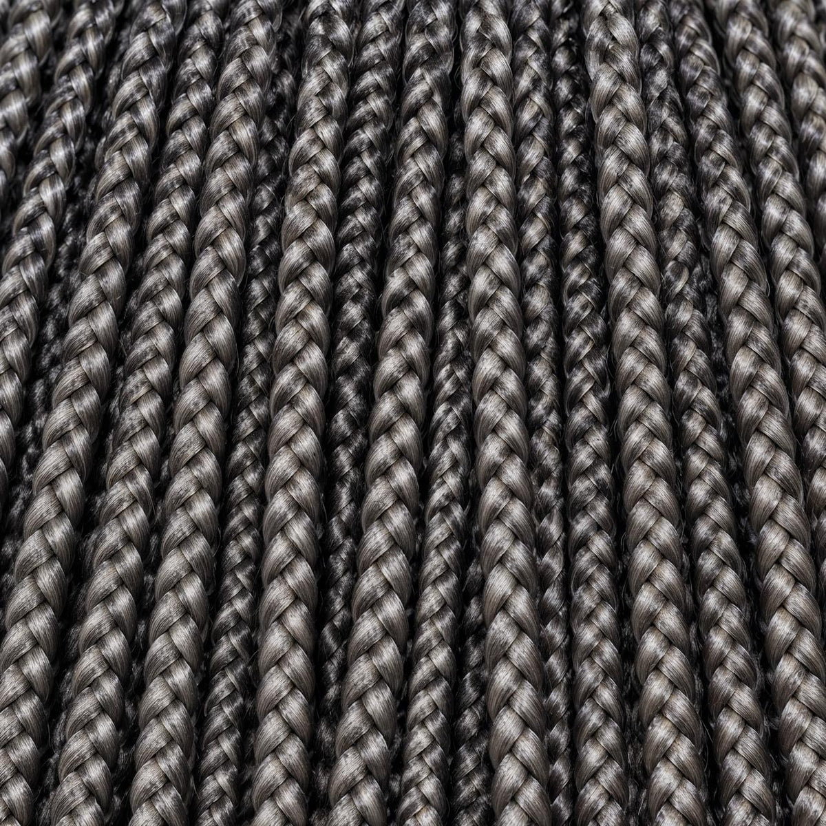Tiana - Center Part Cornrow 28" HD 13x4 Frontal Grey with Natural Roots
