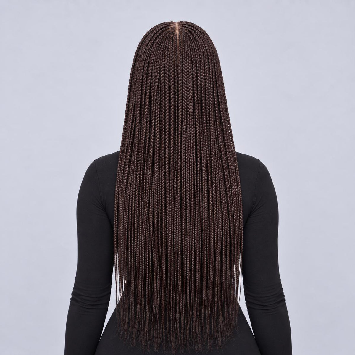Tiana - Center Part Cornrow 28" HD 13x4 Frontal Color 33 Brown