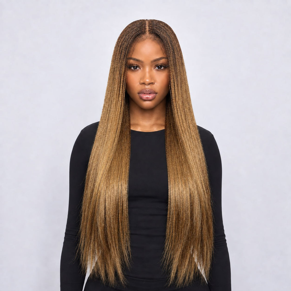 Ally Micro nano twist - 30” 5x5 Glueless Closure HD Color 27