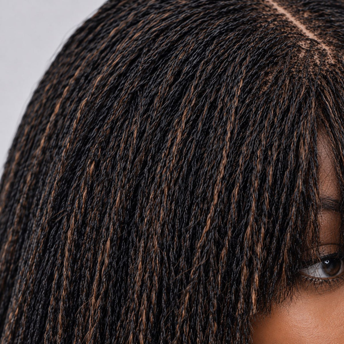 KELLY - Fringe Micro Twist 30" HD 4x4 Lace Color 1B/27