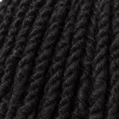 Nelly Kinky twist - 10” 5x5 Glueless Closure HD Natural Black