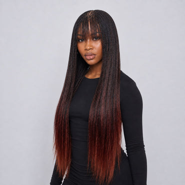 Kelly - Fringe Micro Twist 30" HD 4x4 Lace Closure Color 1B/350