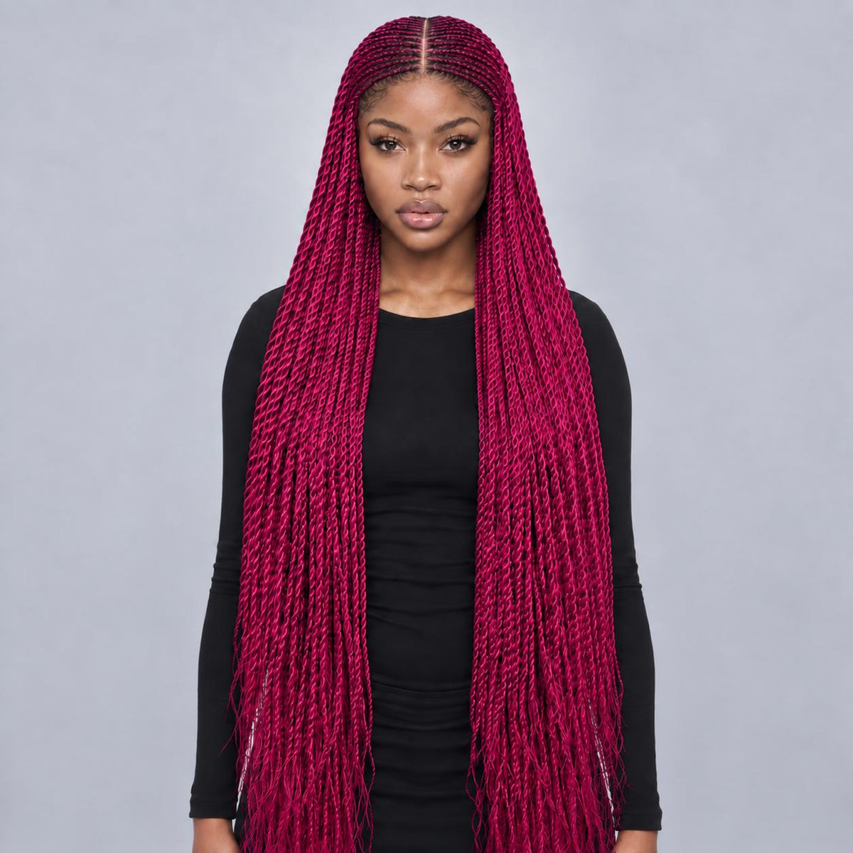 Nayla - Cornrow Twist 42" 5x5 Closure BG