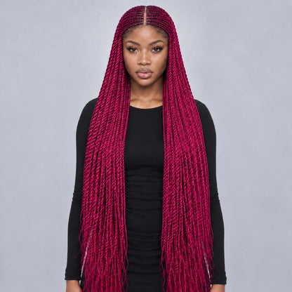 Nayla - Cornrow Twist 42" 5x5 Closure BG