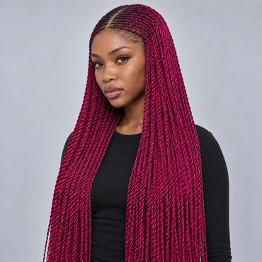 Nayla - Cornrow Twist 42" 5x5 Closure BG