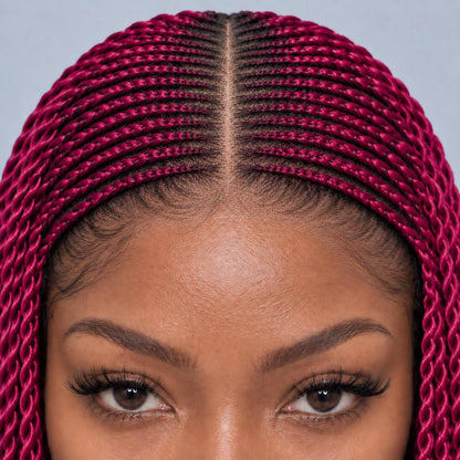 Nayla - Cornrow Twist 42" 5x5 Closure BG