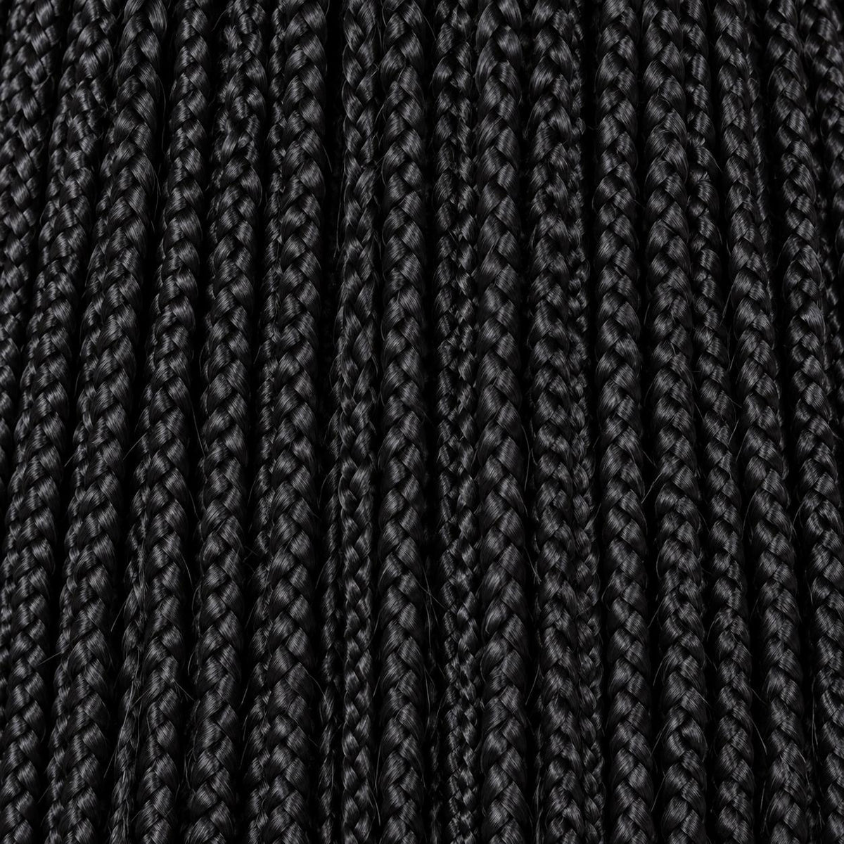 Tiana - Center Cornrow Braids - 26" HD 5x5 Lace Closure Black