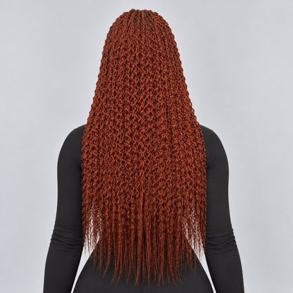 Stella Spiral twist - 24” 5x5 Glueless Closure HD Color 350
