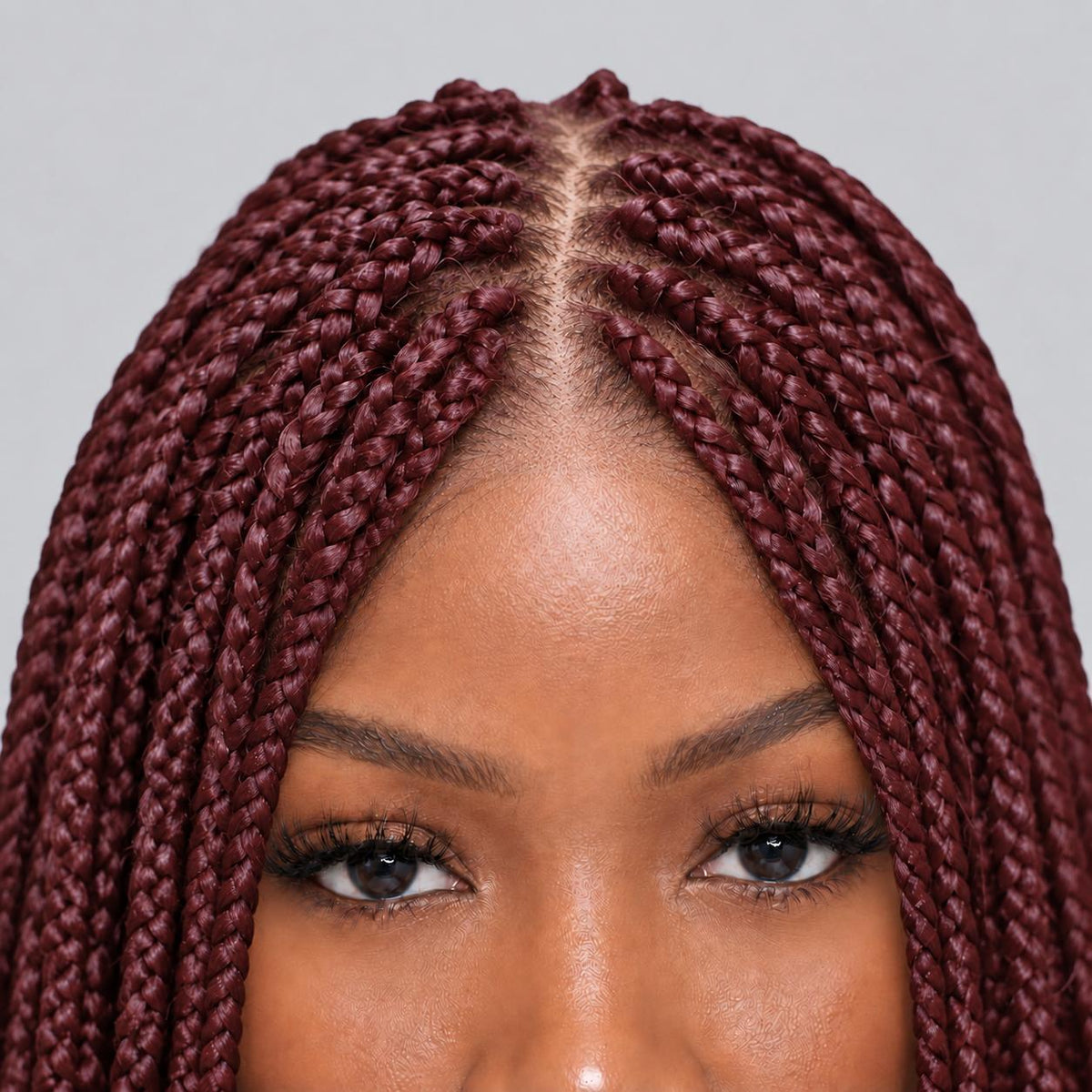 Lena - Box Braids 22" HD 5x5 Frontal Color 350